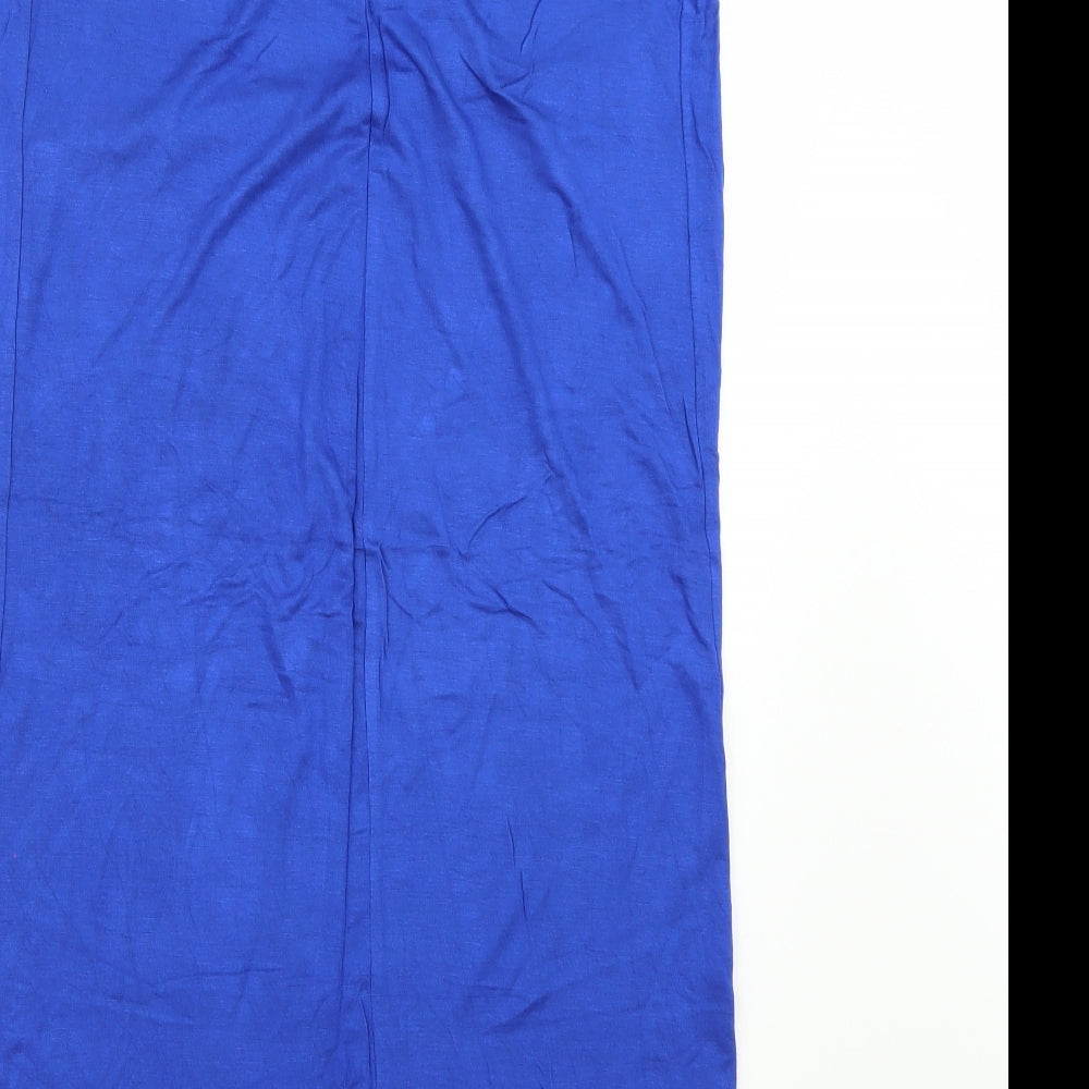 R Womens Blue A-Line Size 10