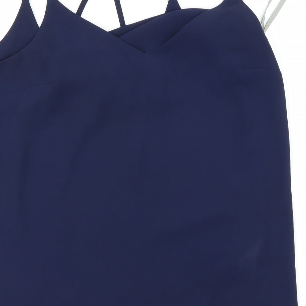Dorothy Perkins Womens Blue Basic Blouse Size 6