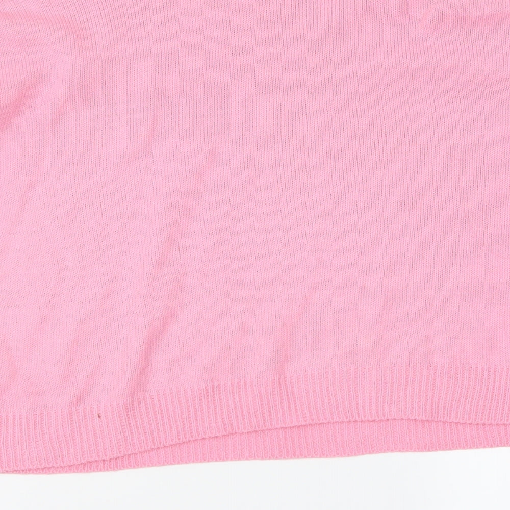 I SAW IT FIRST Womens Pink Pullover Sweatshirt Size 12