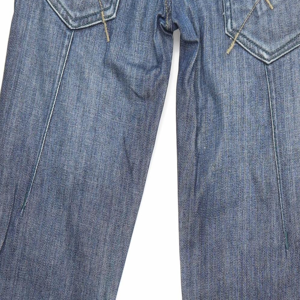 rm Womens Blue Denim Straight Jeans Size 27 in L34 in