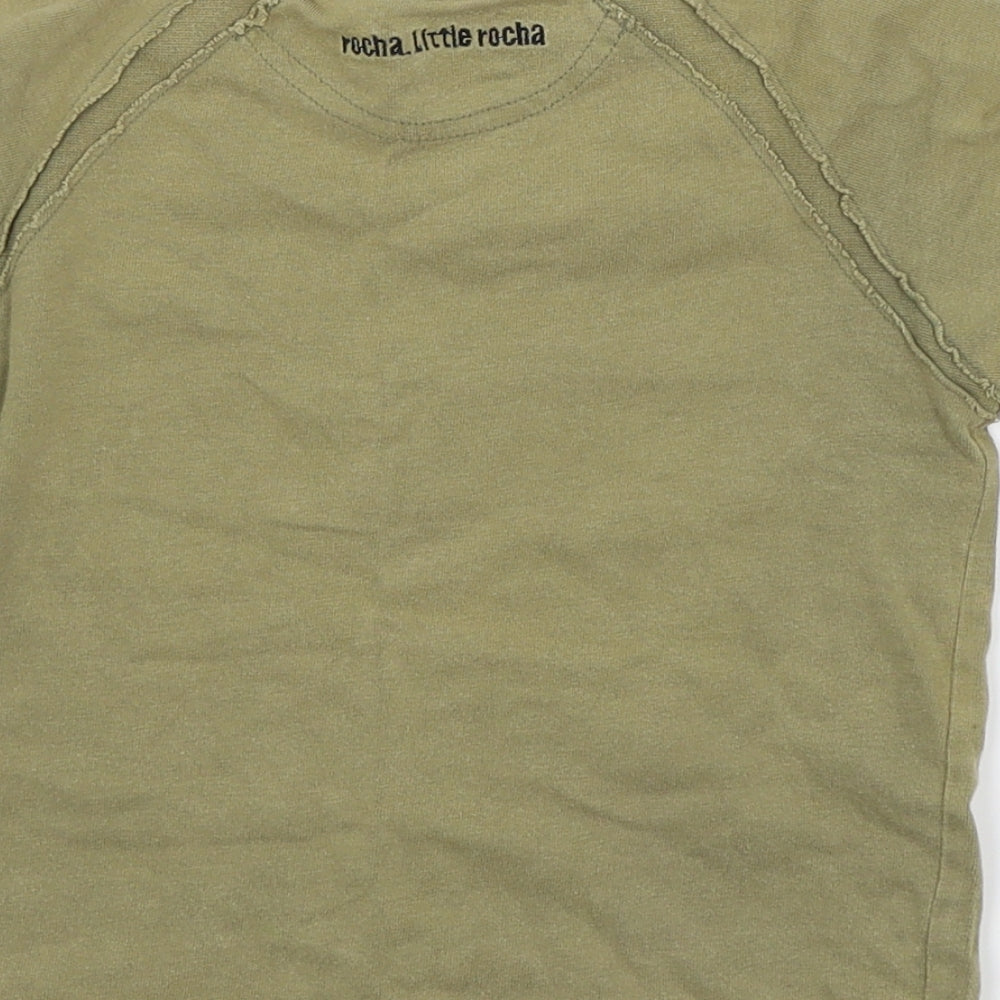 Debenhams Boys Green Basic T-Shirt Size 2-3 Years