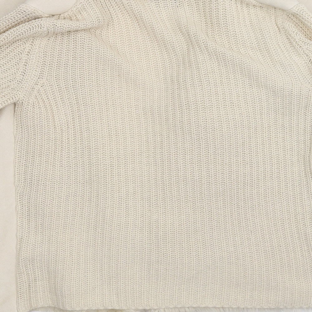 F&F Womens White Jacket Coatigan Size 10