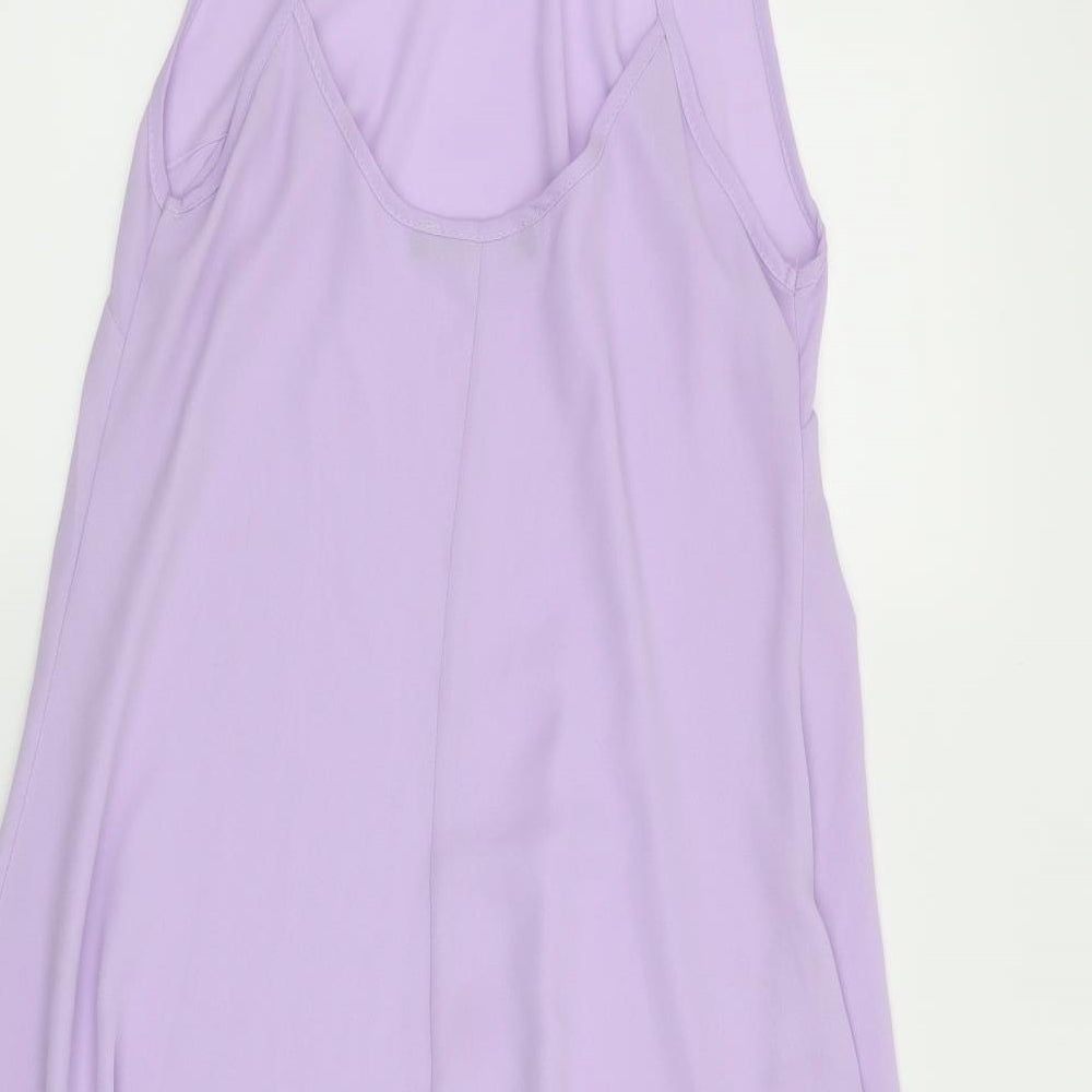 Atmosphere Womens Purple A-Line Size 12