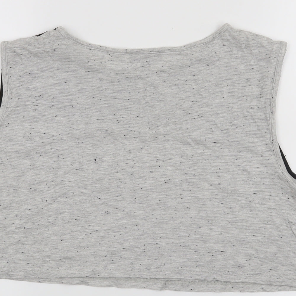 Topshop Womens Grey Basic Tank Size 10