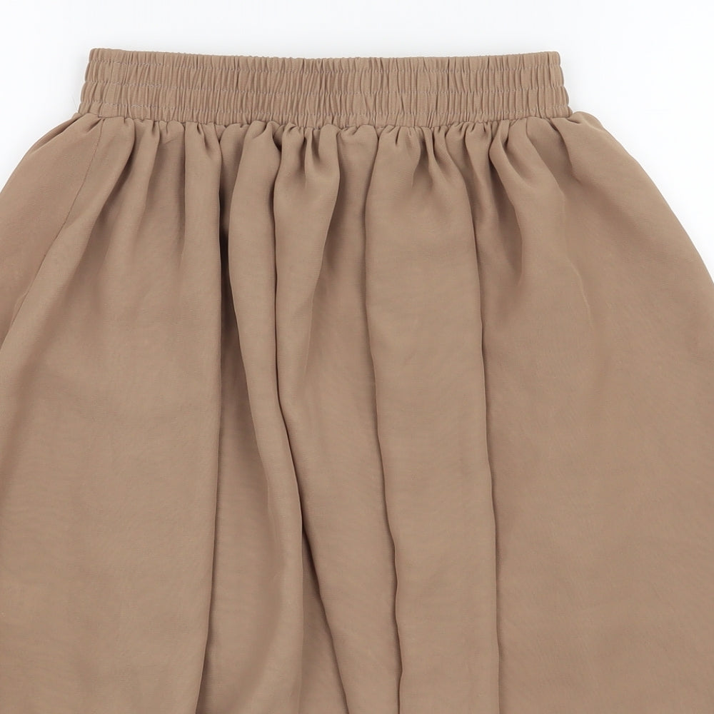 Hearts & Bows Womens Beige Skater Skirt Size S