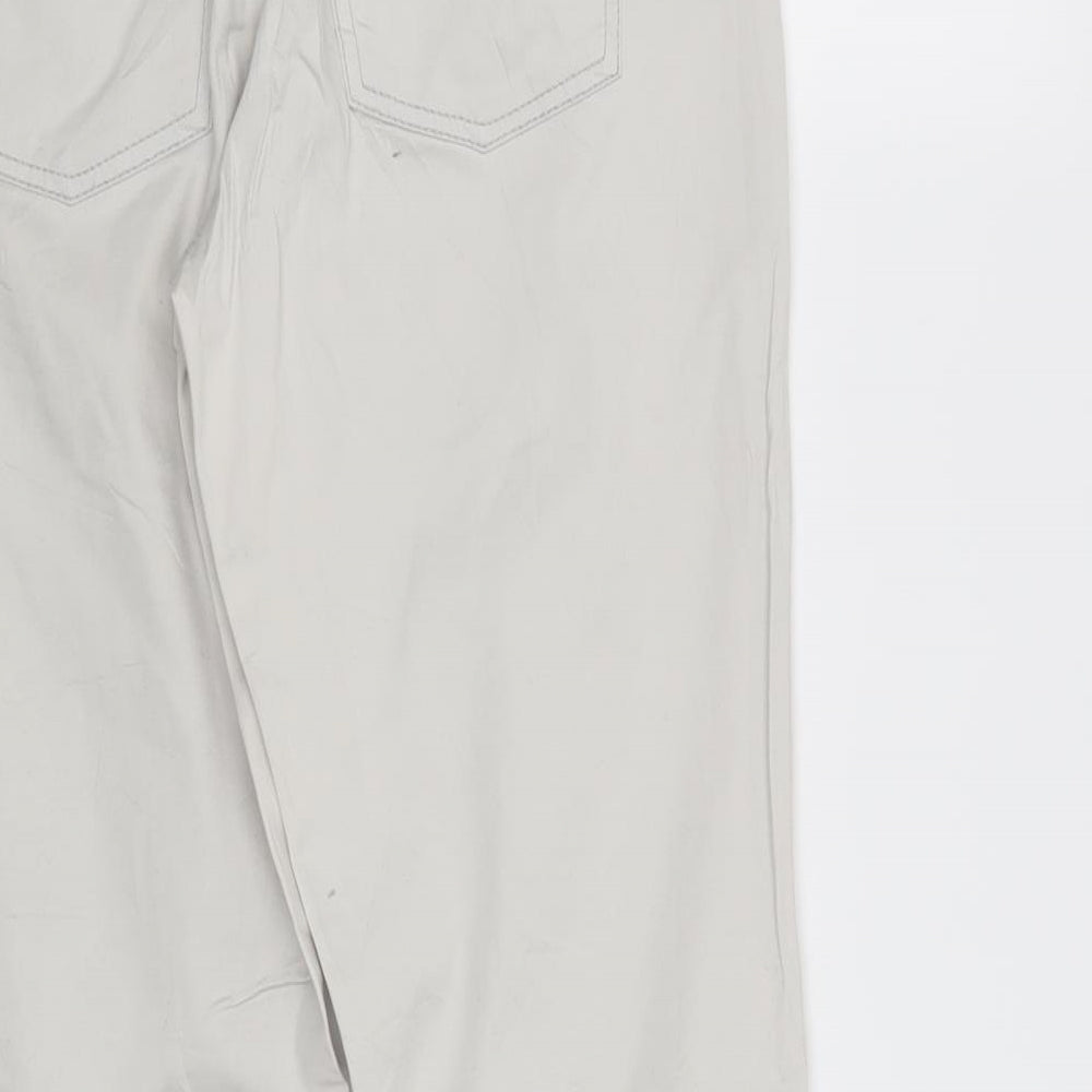 Cambio Womens Ivory Trousers Size 6 L29.5 in