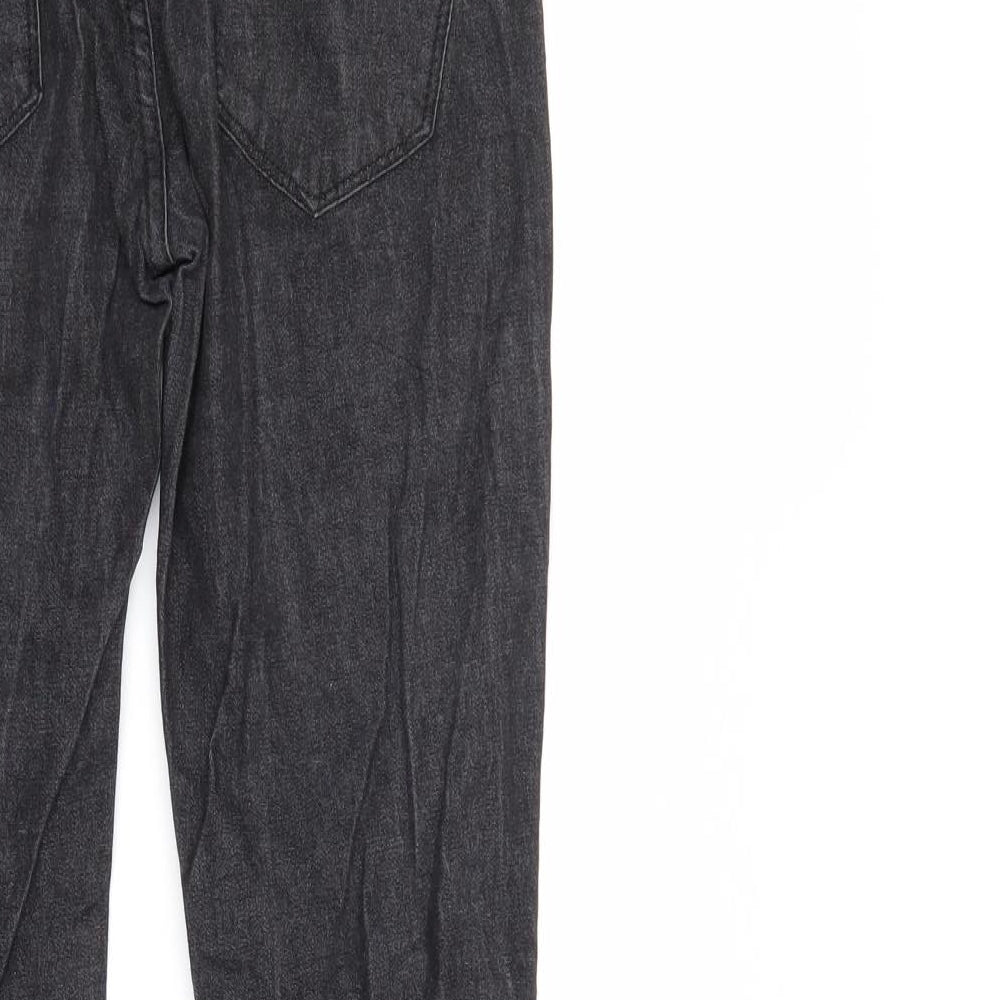 BSK Womens Black Straight Jeans Size 8 L29.5 in