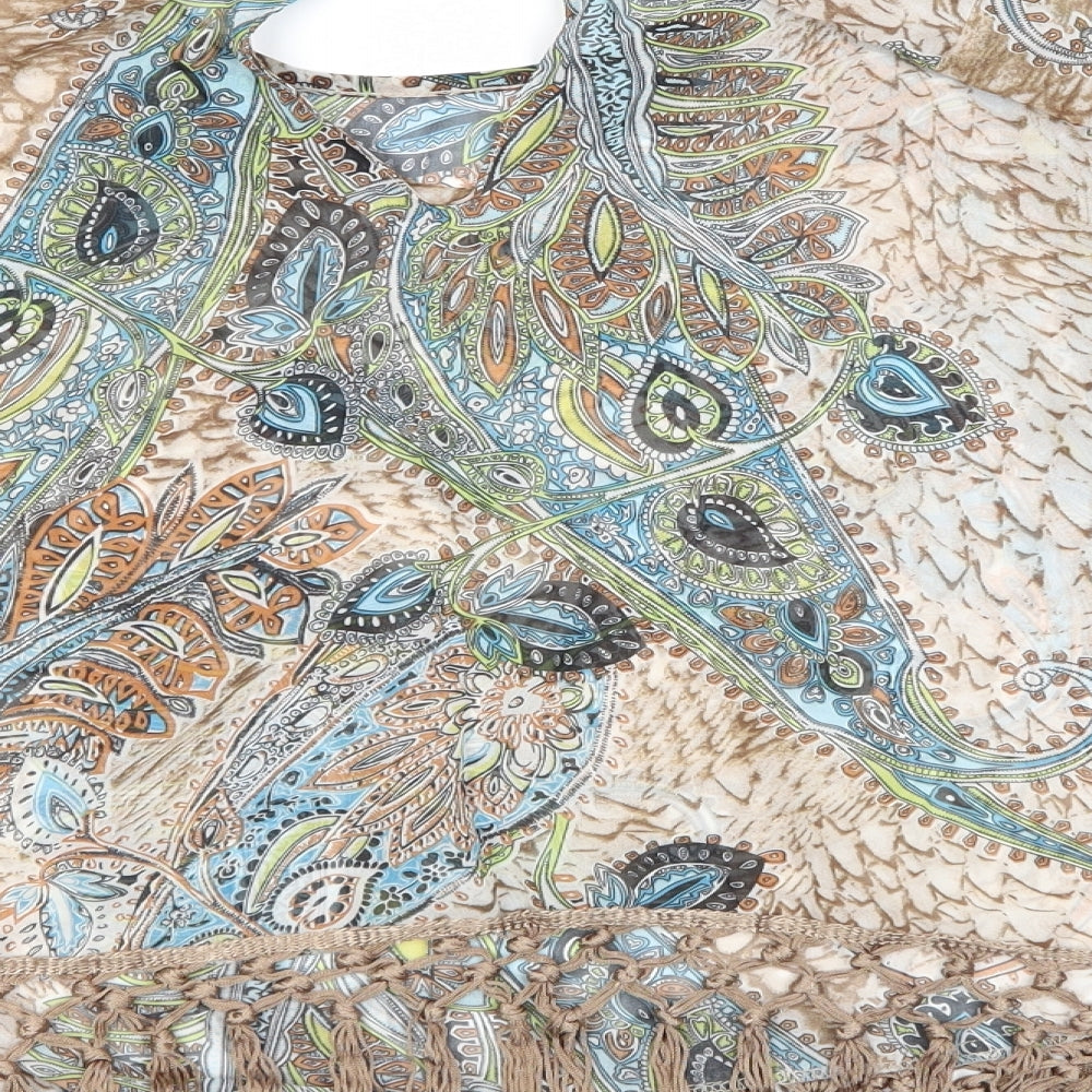 Minimum Womens Multicoloured Paisley Basic Blouse Size S