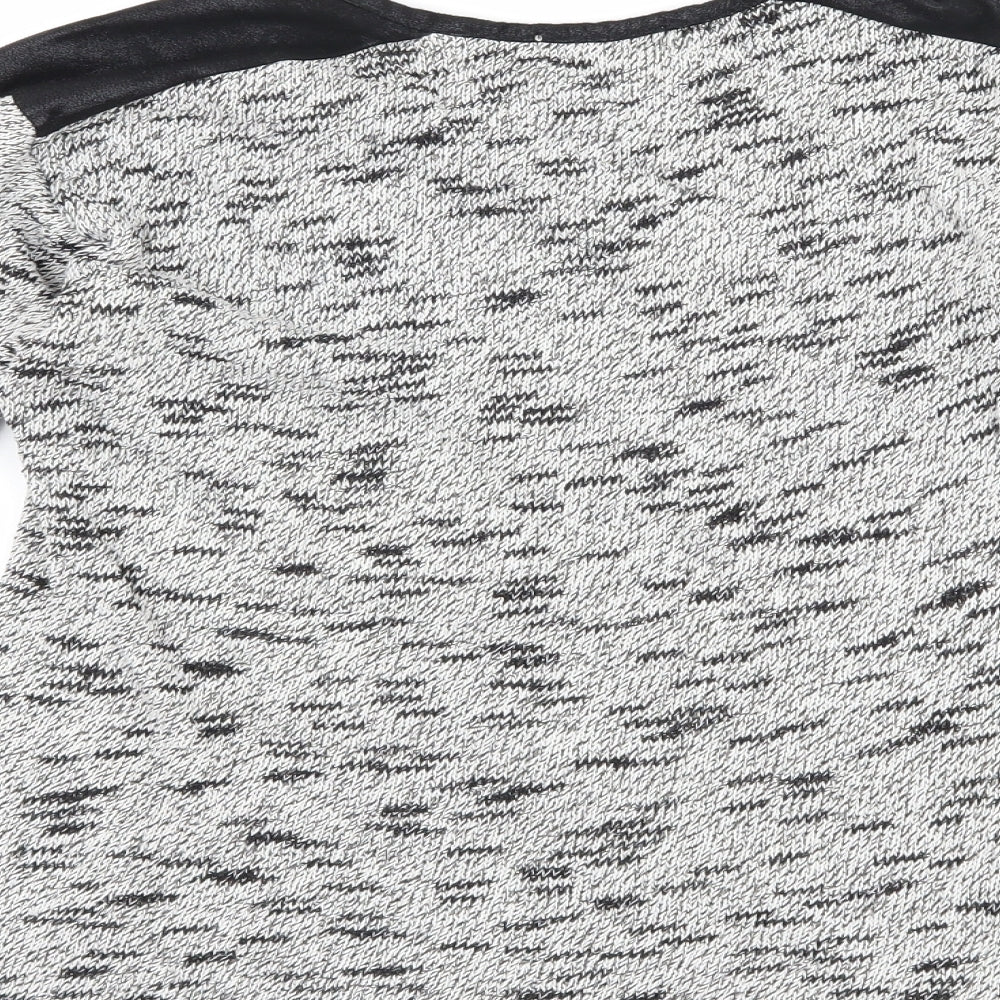 Pull&Bear Womens Grey Pullover Jumper Size S