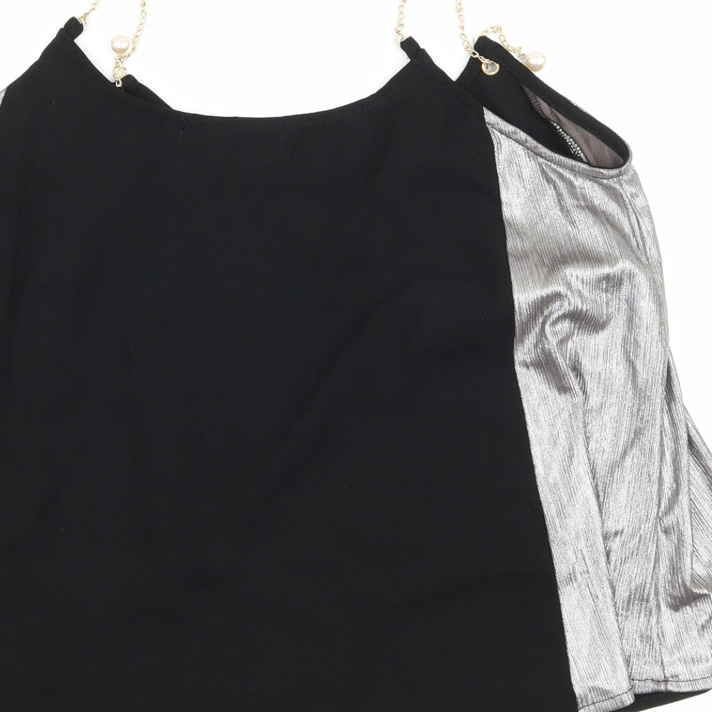 jowell Womens Black Camisole Tank Size M