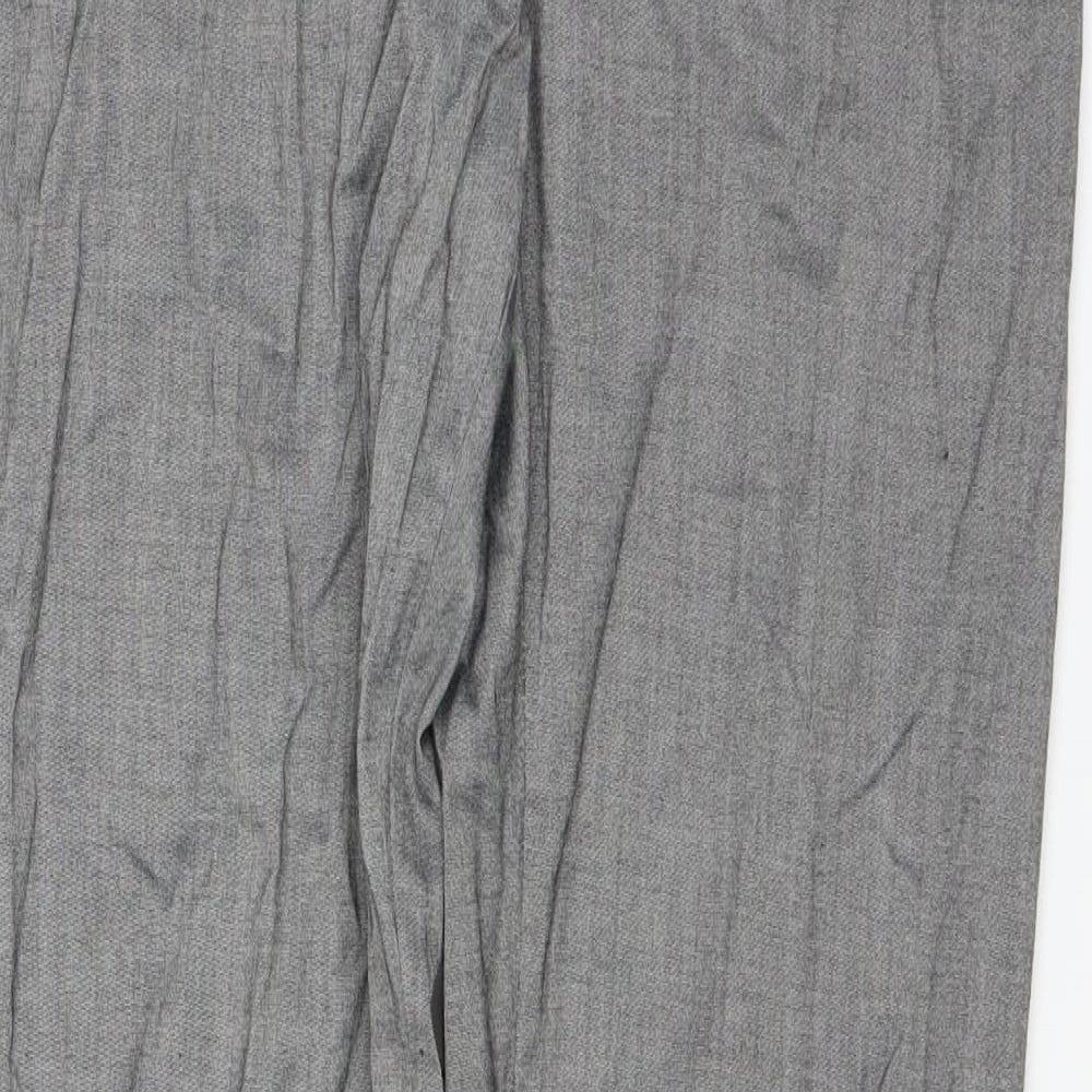Redhering Womens Grey Trousers Size 10 L27 in