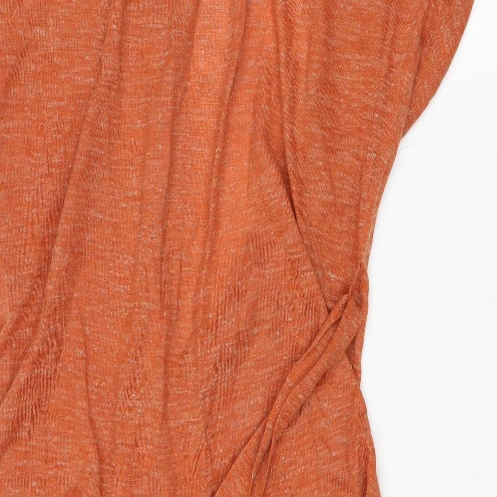 River Island Womens Orange Cardigan Jumper Size 8