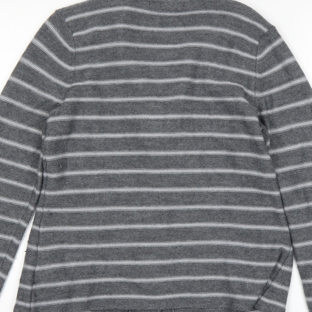 Tahari Womens Grey Jacket Size L