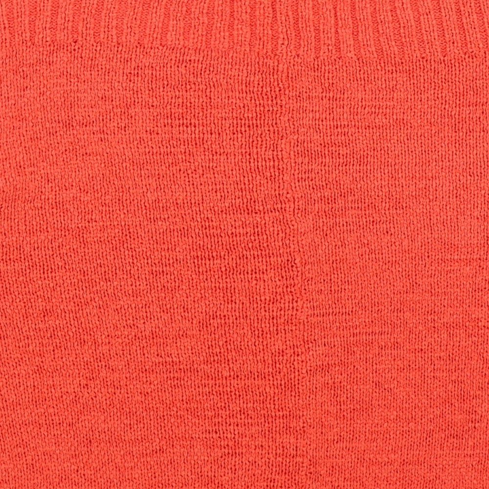 Papaya Womens Orange Knit Pullover Jumper Size L