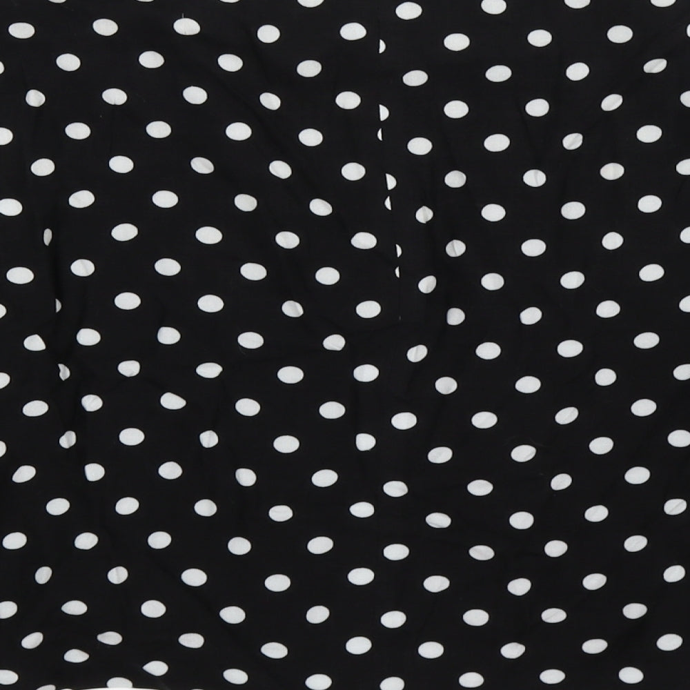 Dorothy Perkins Womens Black Polka Dot Jacket Size 10 - waterfall