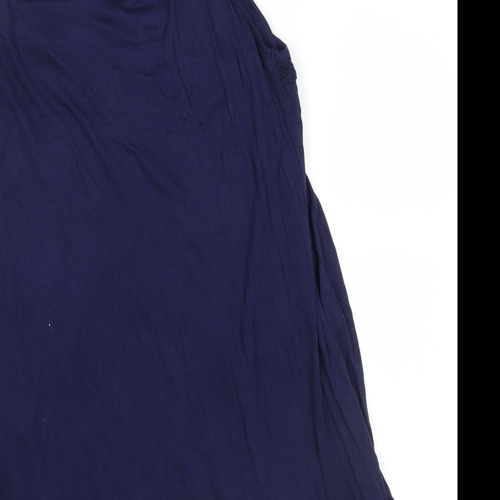 Papaya Womens Blue Tank Dress Size 8