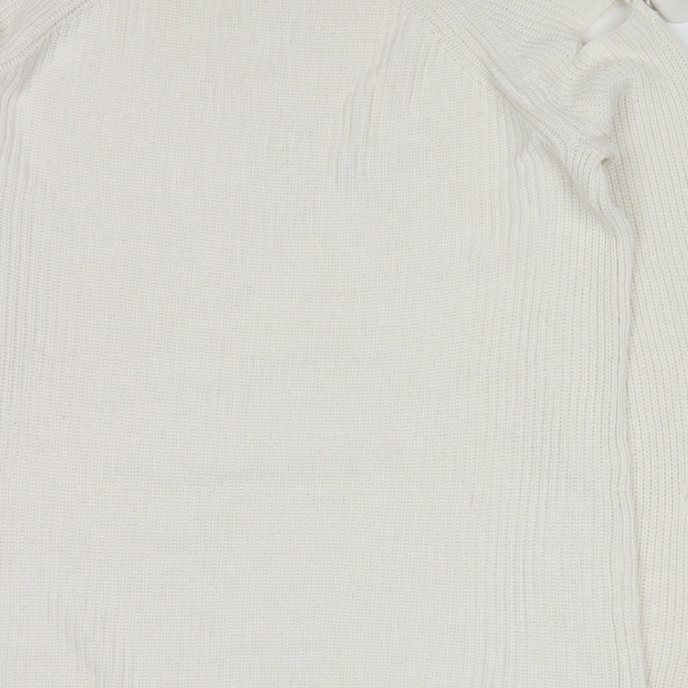 Candy Couture Womens White Pullover Jumper Size 16