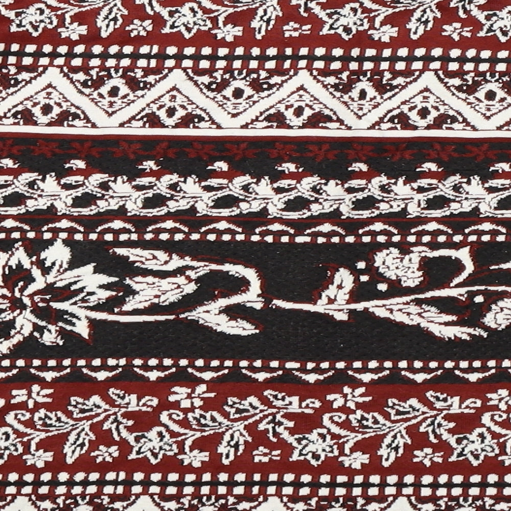 H&M Womens Red Paisley Pullover Jumper Size M