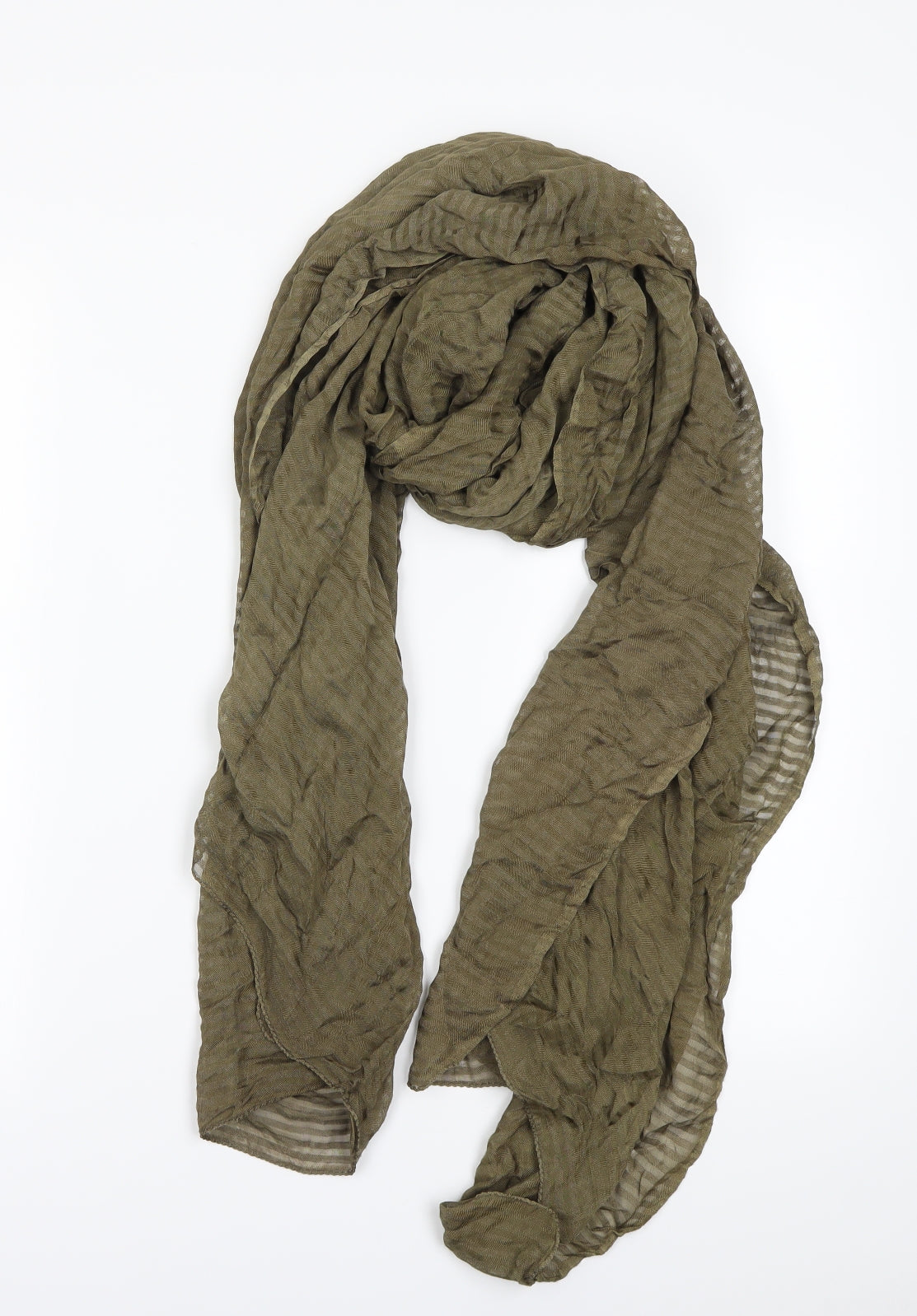 Preworn Womens Green Scarf