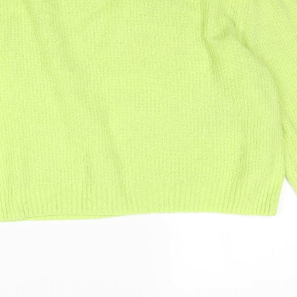 Divided Womens Green Pullover Jumper Size M