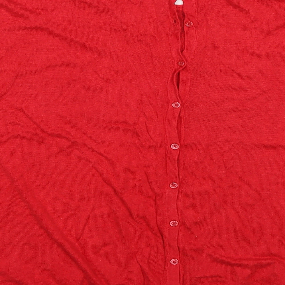 redoute Womens Red Pullover Jumper Size 14
