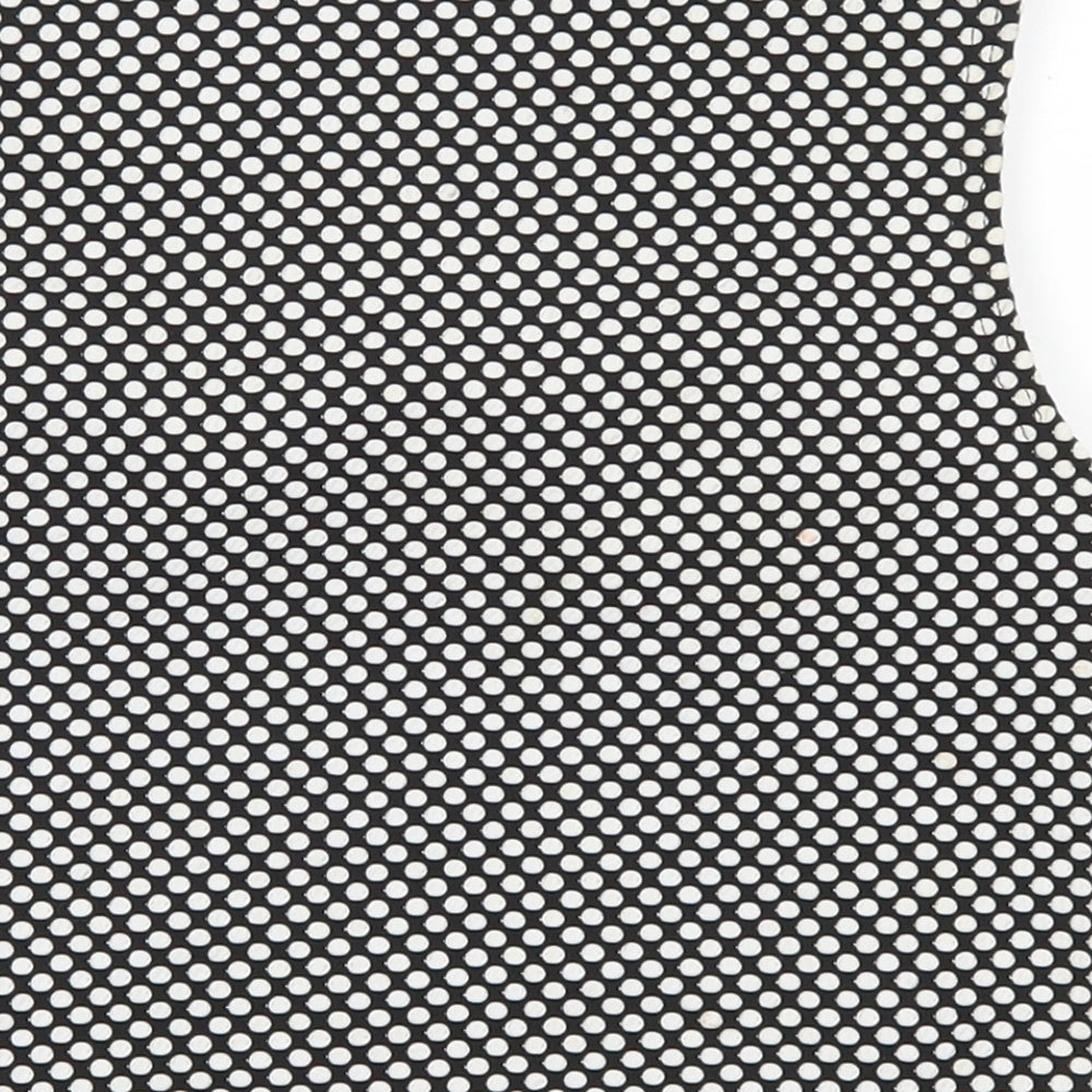 Republic Womens Black Polka Dot Cropped Tank Size 12