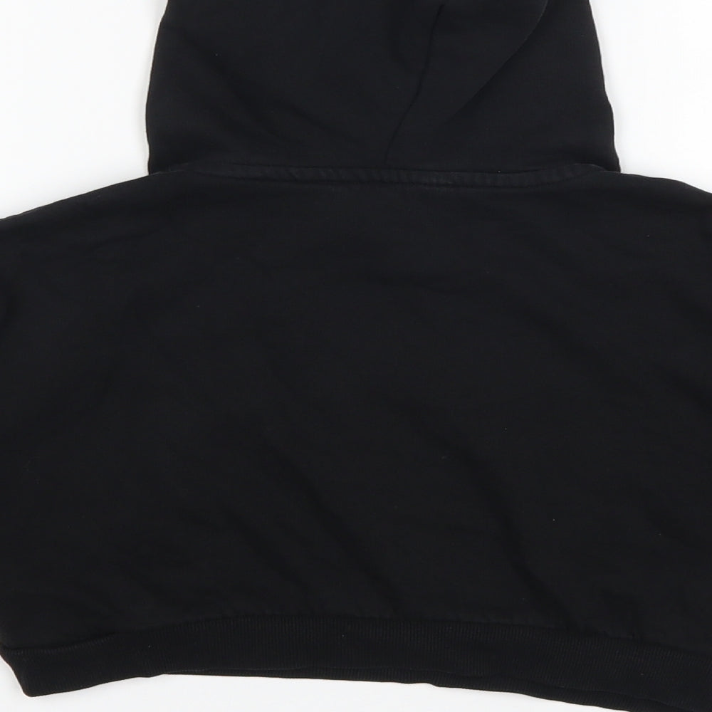H&M Girls Black Pullover Hoodie Size 9 Years