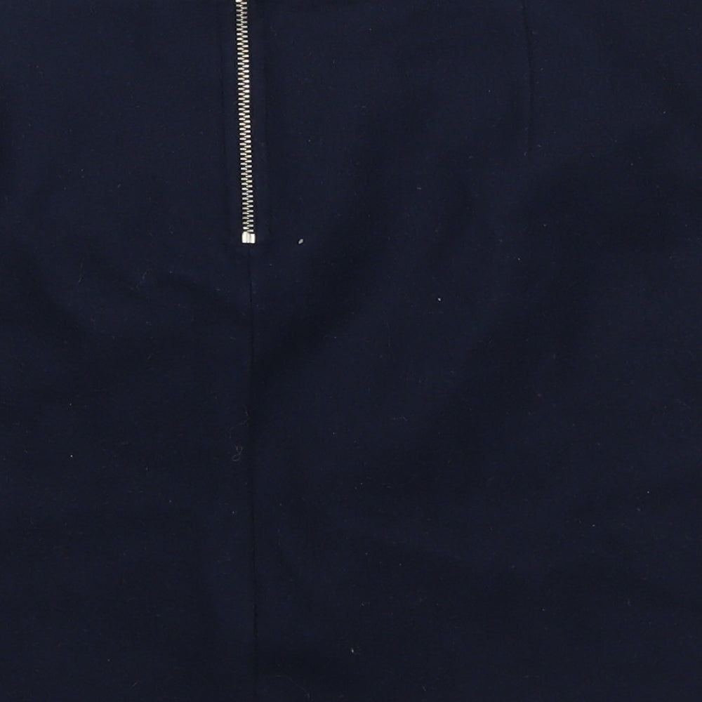 tu Womens Blue A-Line Skirt Size 14