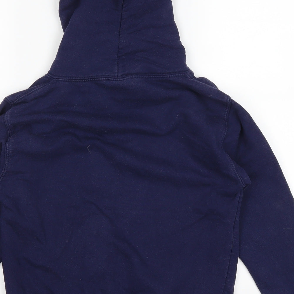 Awdis Boys Blue Pullover Hoodie Size 7-8 Years