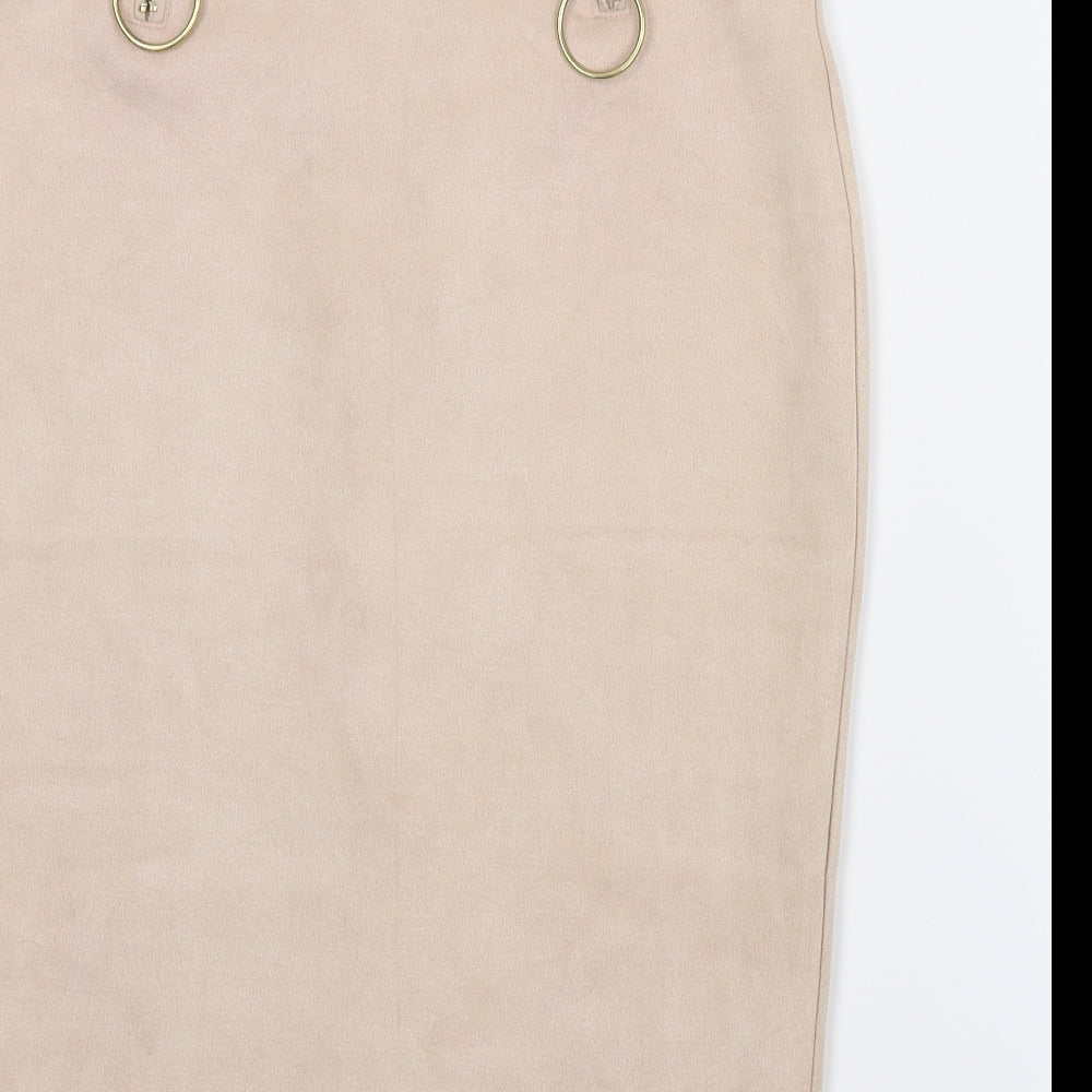 LuluMary Womens Pink Straight & Pencil Skirt Size 4