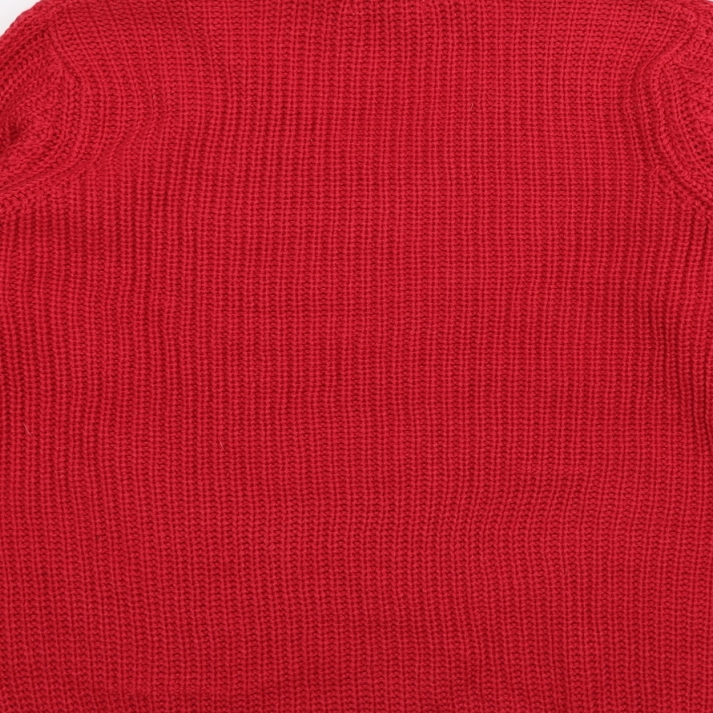 Papaya Womens Pink Pullover Jumper Size L