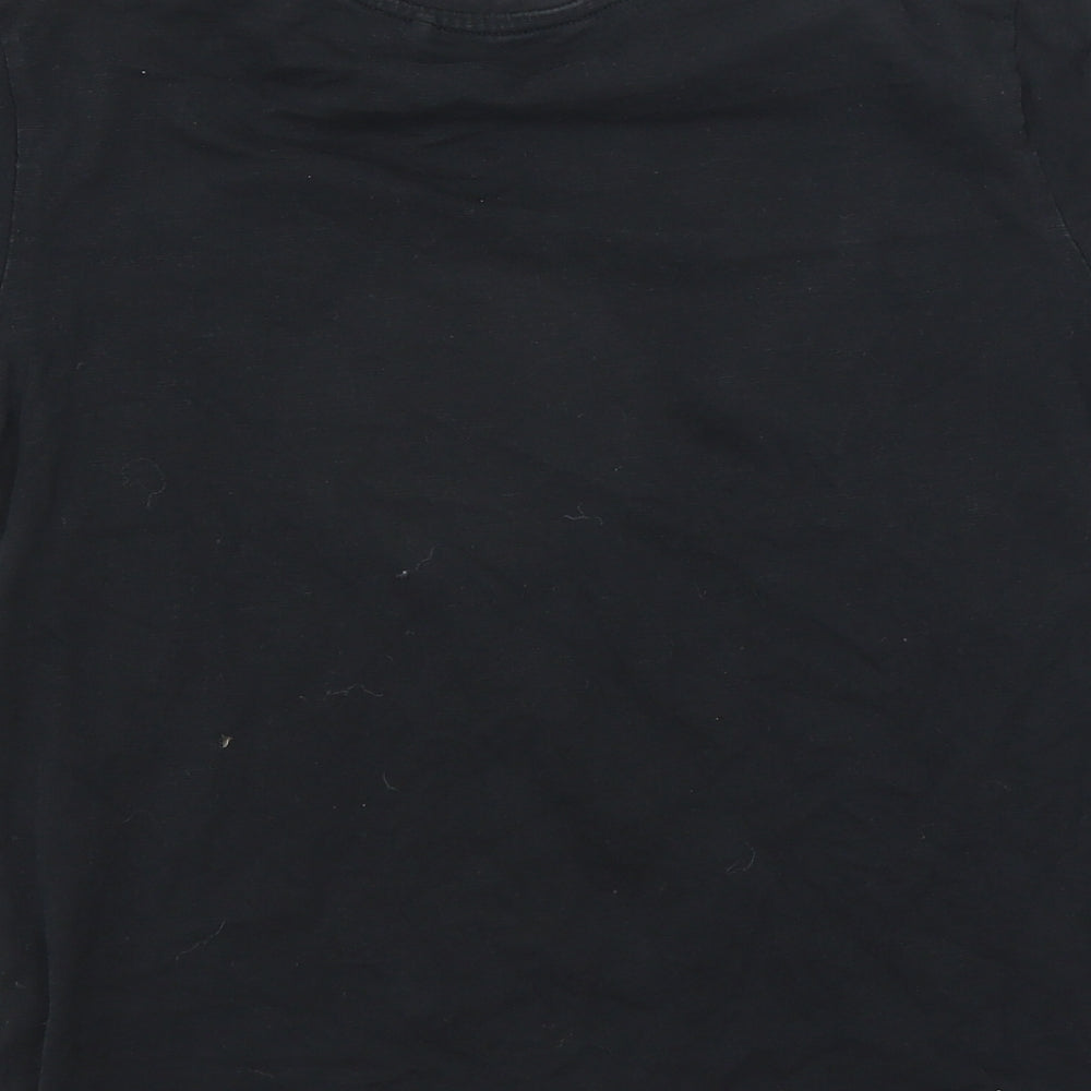 Next Boys Black Basic T-Shirt Size 8 Years