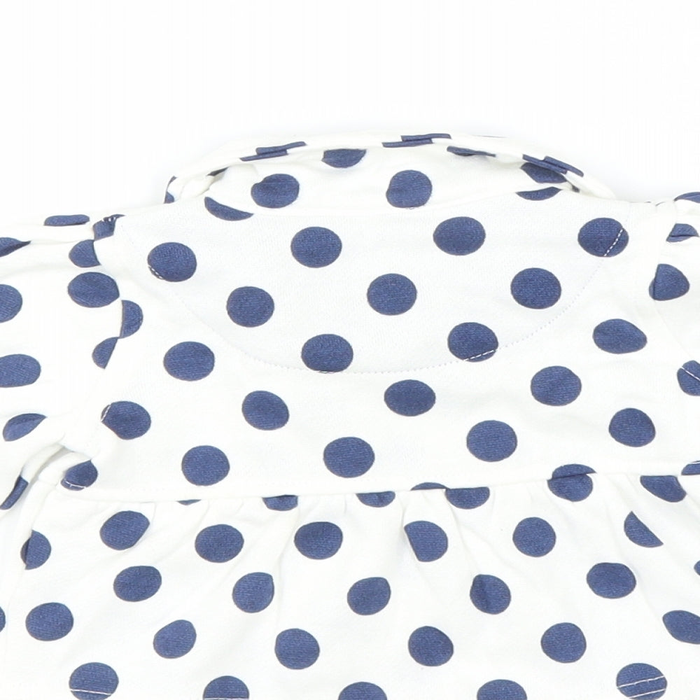 early days Girls White Polka Dot Jacket Size 3-6 Months