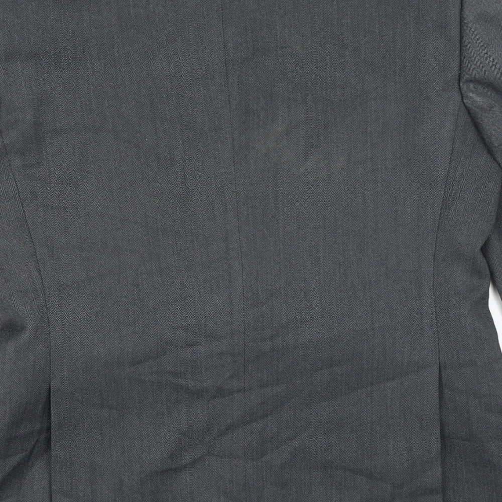 Burton Mens Grey Jacket Blazer Size 36