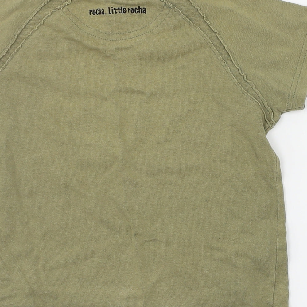 little rocha Boys Green Basic Casual Size 2-3 Years