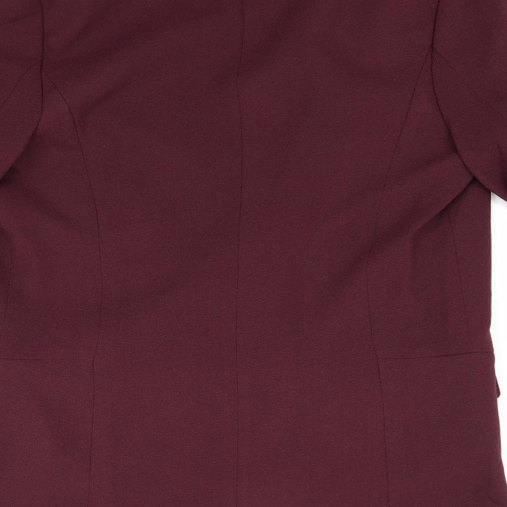 Primark Womens Red Gilet Coat Size 8