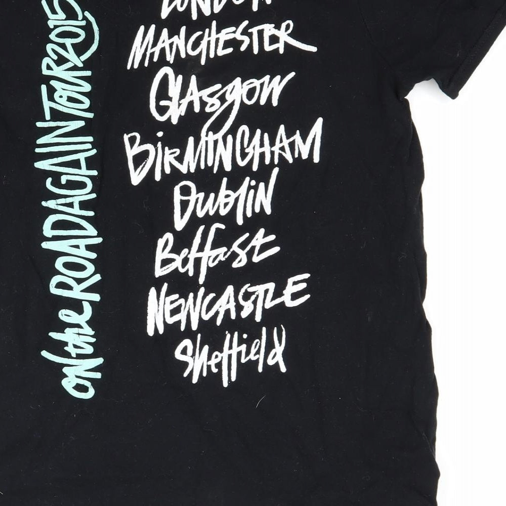 Preworn Womens Black Basic T-Shirt Size S