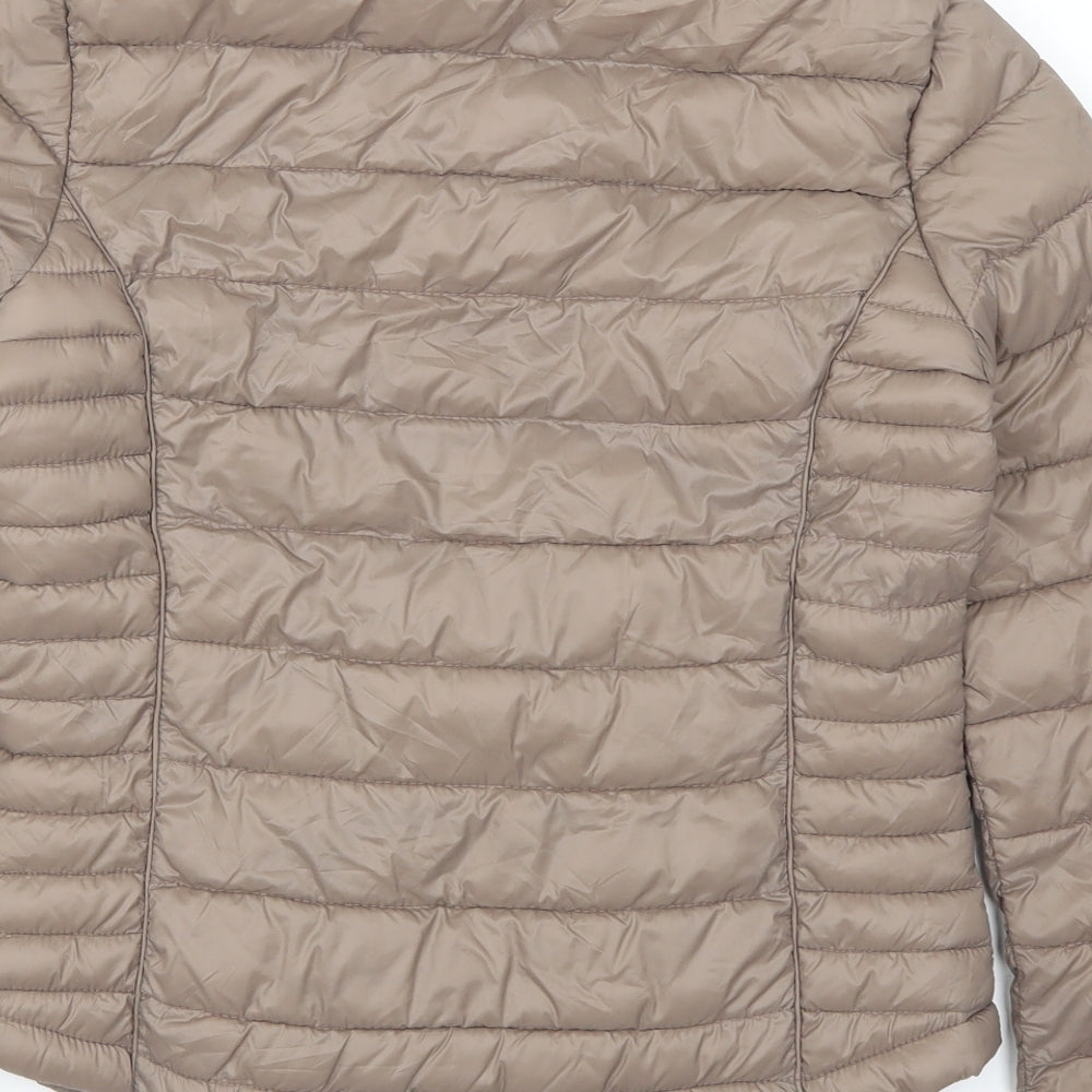 Atmosphere Womens Brown Quilted Coat Size 6