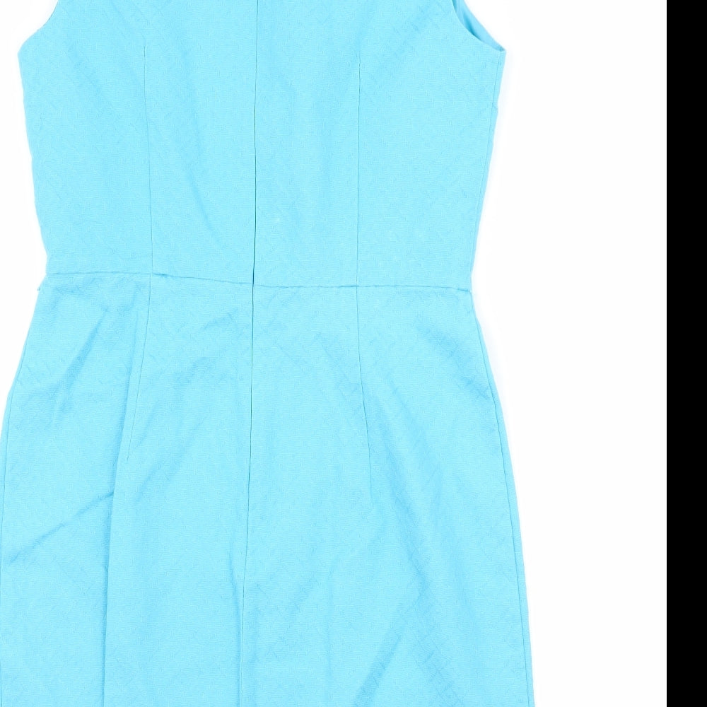 Oasis Womens Blue A-Line Size 10