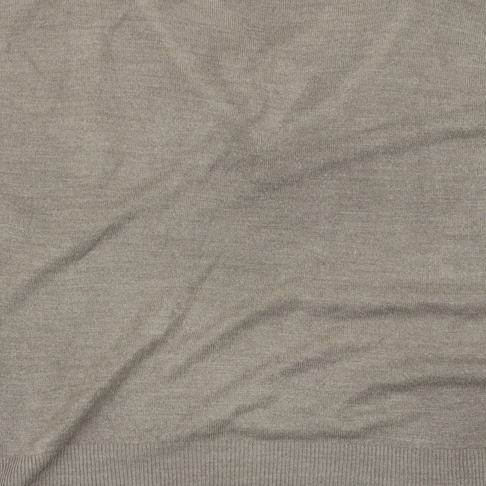 collection Womens Beige Pullover Jumper Size 12