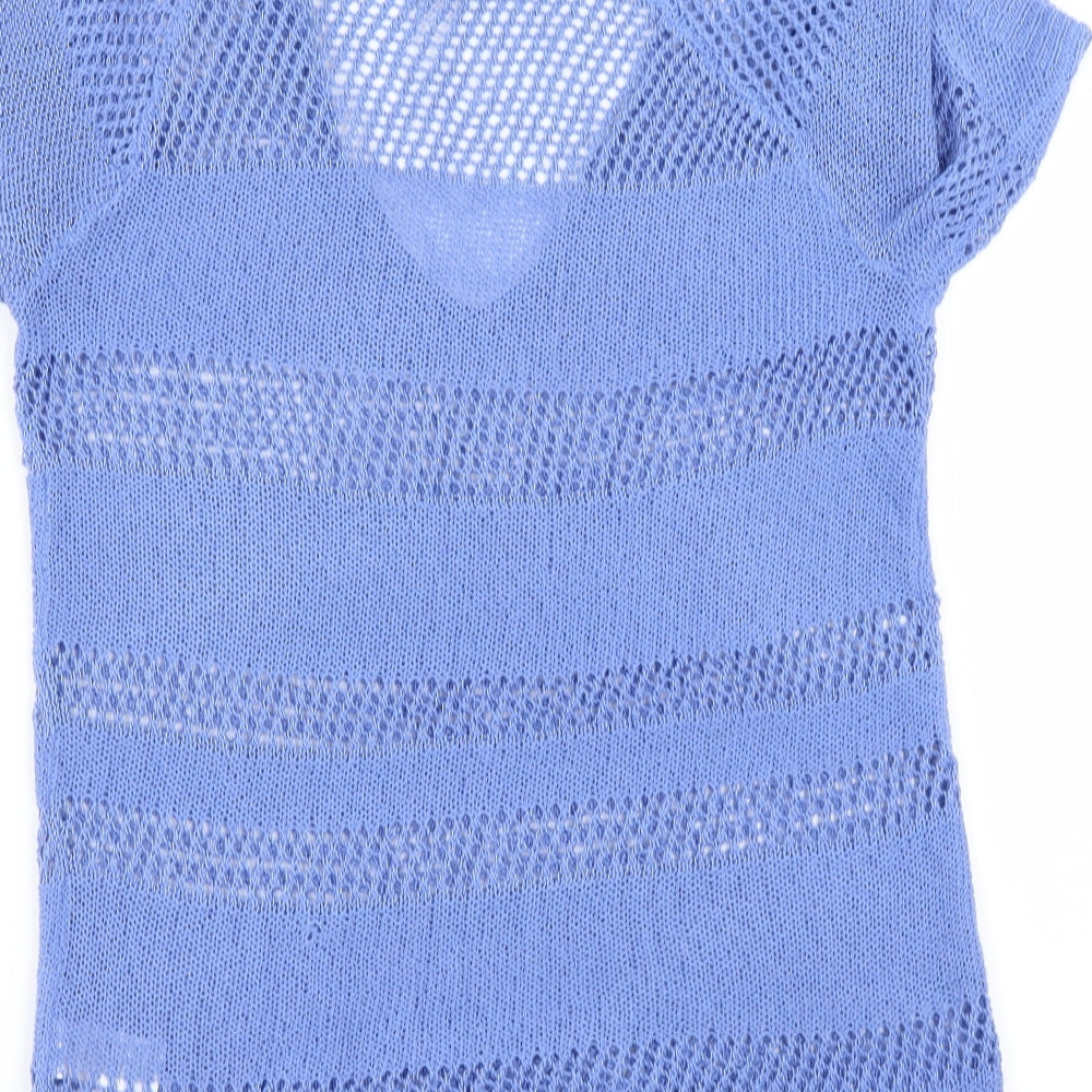Papaya Womens Blue Pullover Jumper Size 8