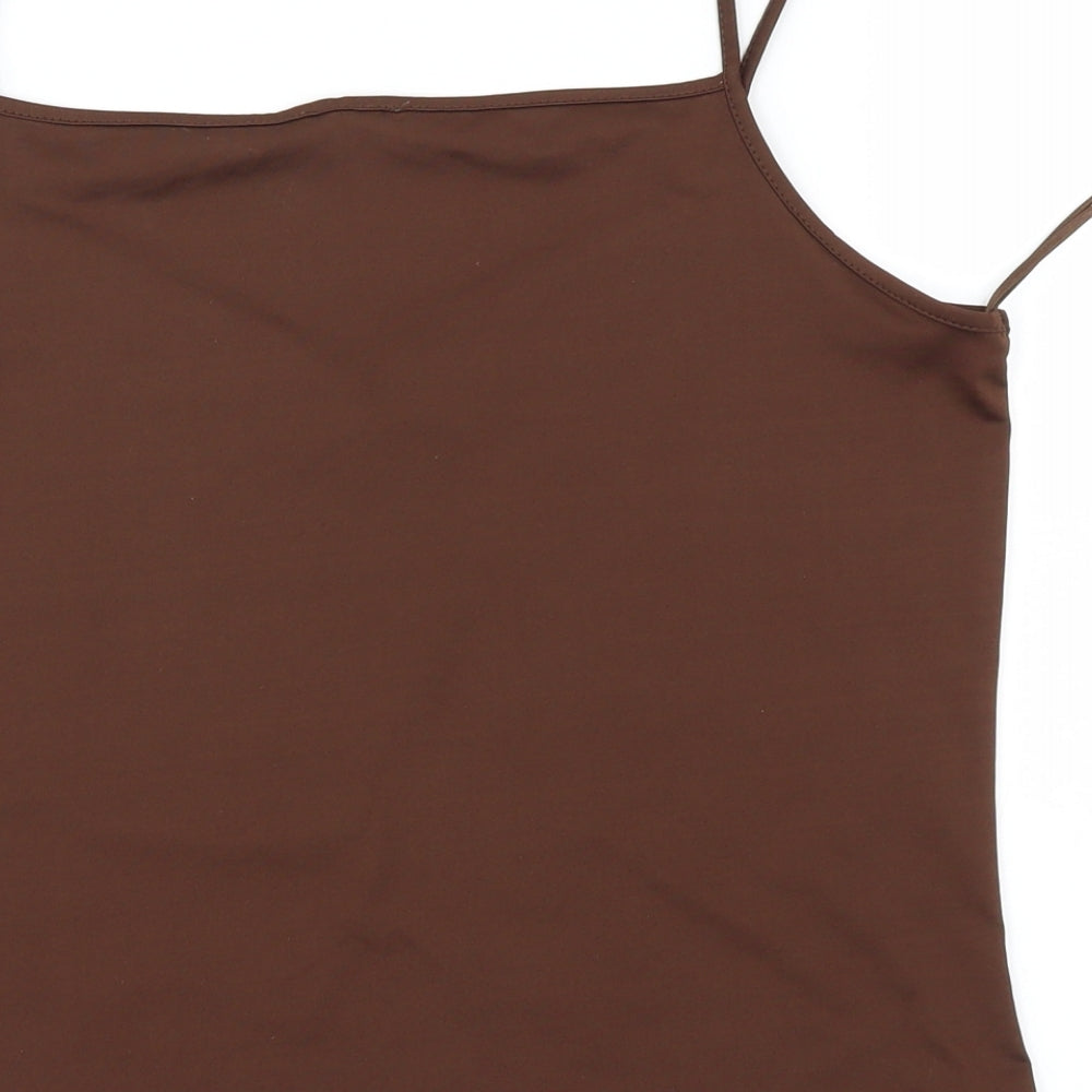 Florence & Fred Womens Brown Basic Blouse Size M