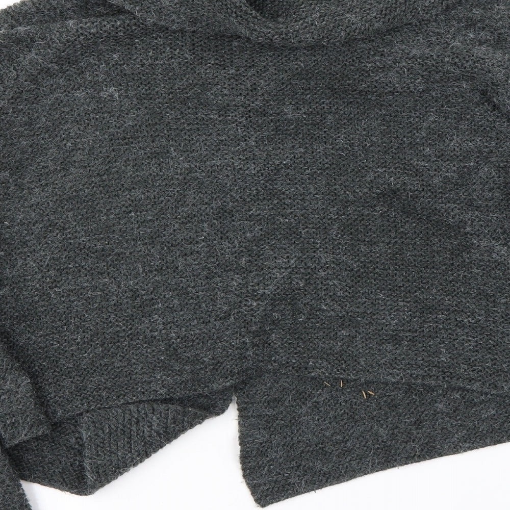 Dorothy Perkins Womens Grey Cardigan Jumper Size 12