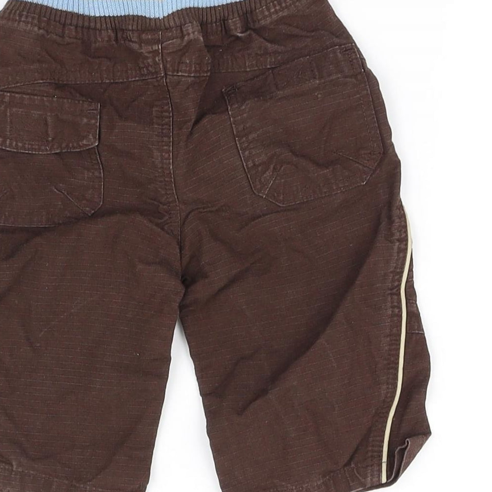 mini mode Boys Brown Sweatpants Leggings Size 3-6 Months