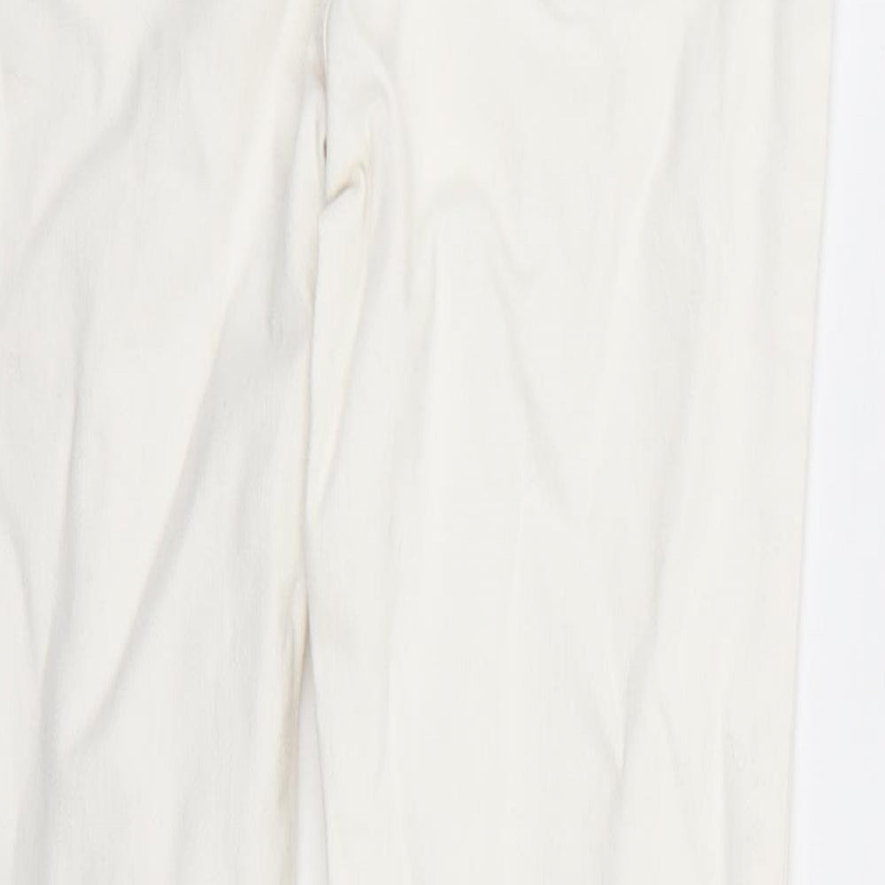 Newlook Womens White Skinny Jeans Size 10 L27 in