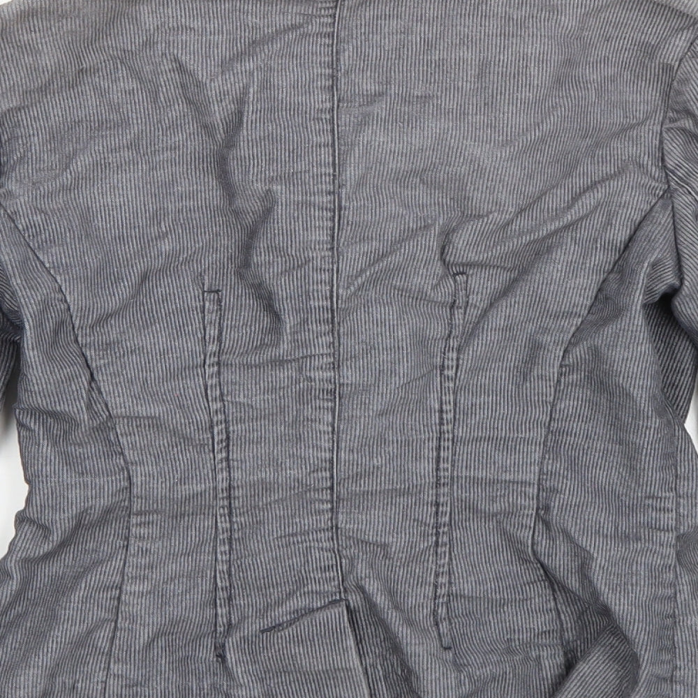 Oasis Womens Blue Jacket Coat Size 8