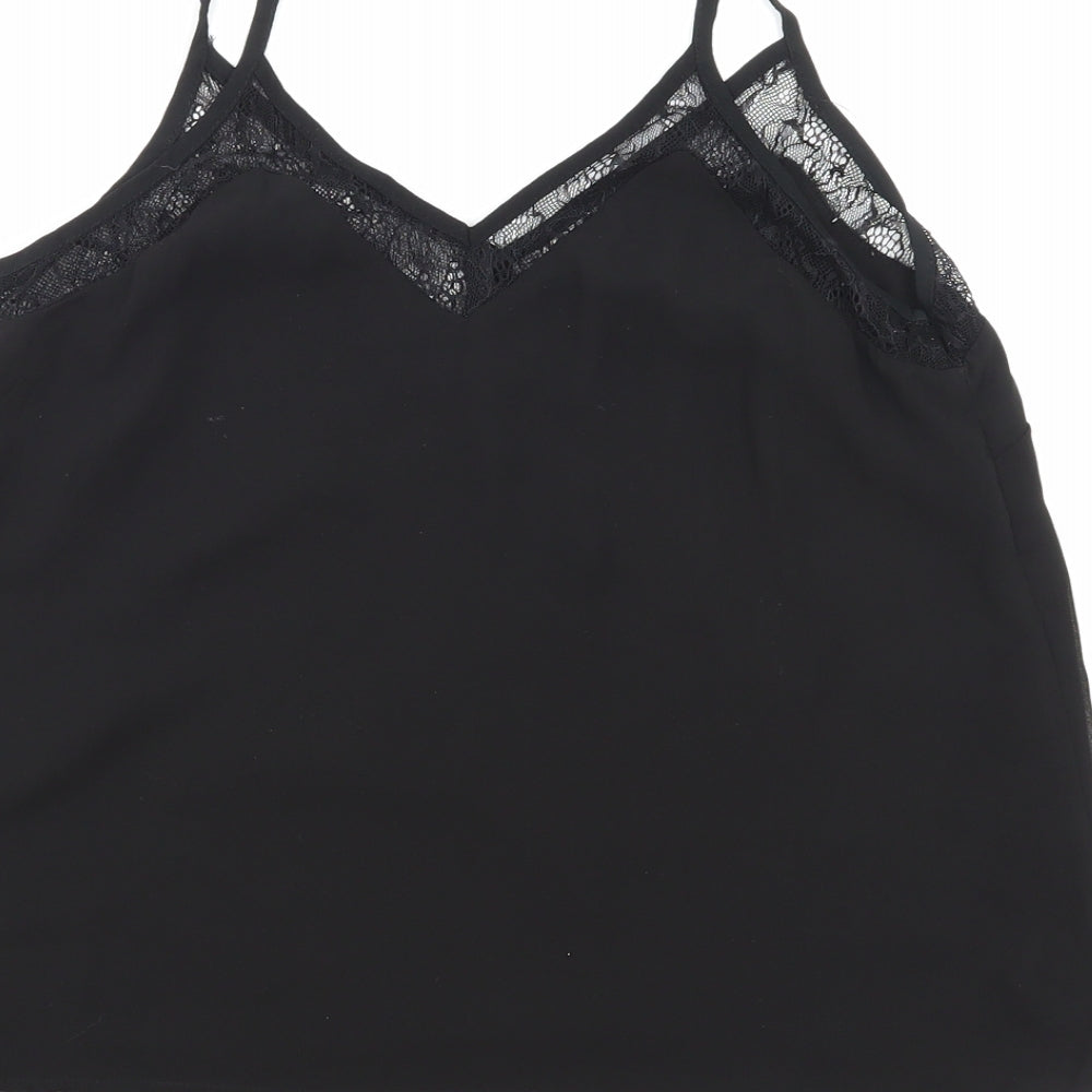 NewLook Womens Black Basic Blouse Size 8