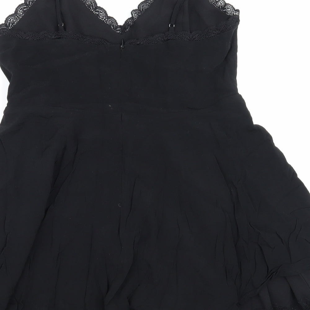 FOREVER 21 Womens Black Basic Blouse Size M