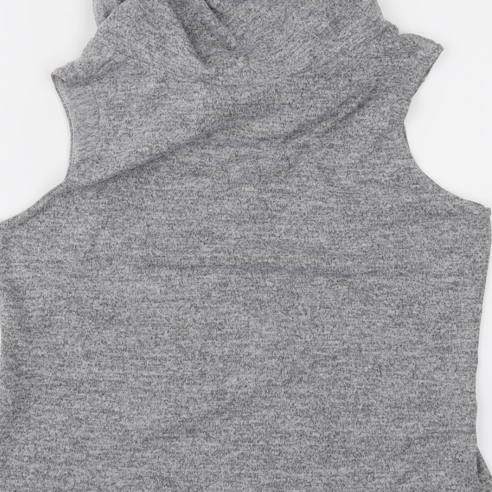 Preworn Womens Grey Basic Tank Size M