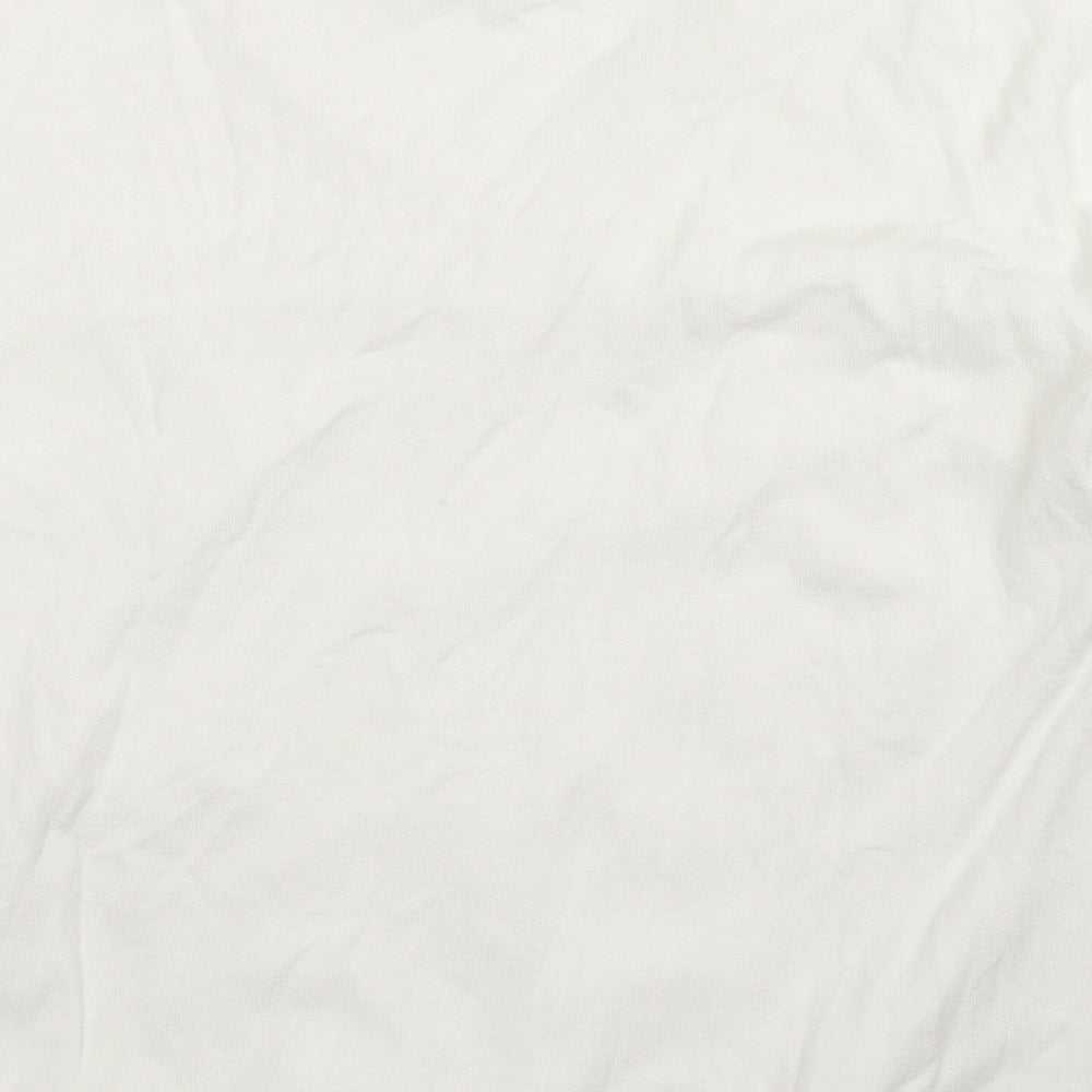 Soon Womens White Knit Pullover Jumper Size 14
